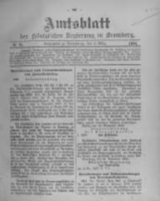 Amtsblatt der K&ouml;niglichen Preussischen Regierung zu Bromberg. 1904.03.03 No.9