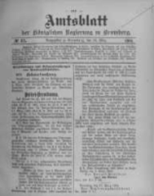 Amtsblatt der Königlichen Preussischen Regierung zu Bromberg. 1904.03.24 No.12