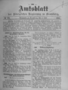 Amtsblatt der Königlichen Preussischen Regierung zu Bromberg. 1904.06.02 No.22