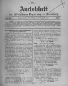 Amtsblatt der K&ouml;niglichen Preussischen Regierung zu Bromberg. 1904.09.29 No.39