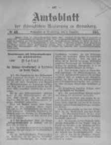 Amtsblatt der K&ouml;niglichen Preussischen Regierung zu Bromberg. 1904.12.08 No.49