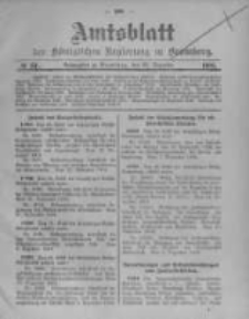 Amtsblatt der K&ouml;niglichen Preussischen Regierung zu Bromberg. 1904.12.22 No.51