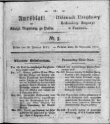 Amtsblatt der K&ouml;niglichen Regierung zu Posen. 1824.01.20 Nro.3
