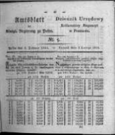 Amtsblatt der Königlichen Regierung zu Posen. 1824.02.03 Nro.5