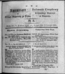 Amtsblatt der K&ouml;niglichen Regierung zu Posen. 1824.02.10 Nro.6