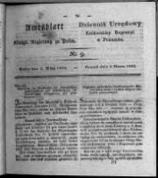 Amtsblatt der K&ouml;niglichen Regierung zu Posen. 1824.03.02 Nro.9
