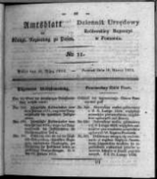 Amtsblatt der K&ouml;niglichen Regierung zu Posen. 1824.03.16 Nro.11