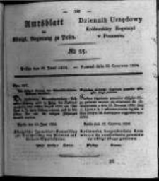 Amtsblatt der K&ouml;niglichen Regierung zu Posen. 1824.06.22 Nro.25