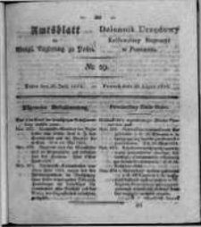 Amtsblatt der K&ouml;niglichen Regierung zu Posen. 1824.07.20 Nro.29