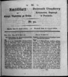 Amtsblatt der Königlichen Regierung zu Posen. 1824.07.27 Nro.30