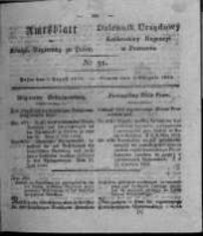 Amtsblatt der K&ouml;niglichen Regierung zu Posen. 1824.08.03 Nro.31