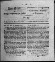 Amtsblatt der K&ouml;niglichen Regierung zu Posen. 1824.09.28 Nro.39