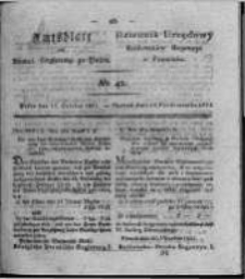 Amtsblatt der K&ouml;niglichen Regierung zu Posen. 1824.10.19 Nro.42