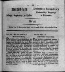Amtsblatt der Königlichen Regierung zu Posen. 1824.11.09 Nro.45