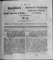 Amtsblatt der K&ouml;niglichen Regierung zu Posen. 1824.11.30 Nro.48