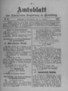 Amtsblatt der K&ouml;niglichen Preussischen Regierung zu Bromberg. 1902.01.16 No.3