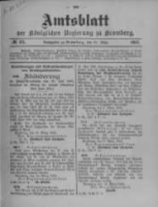 Amtsblatt der K&ouml;niglichen Preussischen Regierung zu Bromberg. 1902.03.20 No.12
