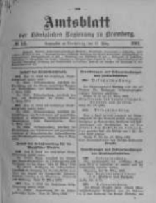 Amtsblatt der K&ouml;niglichen Preussischen Regierung zu Bromberg. 1902.03.27 No.13