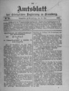 Amtsblatt der K&ouml;niglichen Preussischen Regierung zu Bromberg. 1902.05.22 No.21