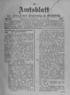 Amtsblatt der K&ouml;niglichen Preussischen Regierung zu Bromberg. 1902.06.12 No.24