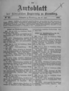 Amtsblatt der K&ouml;niglichen Preussischen Regierung zu Bromberg. 1902.06.19 No.25