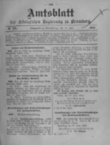Amtsblatt der K&ouml;niglichen Preussischen Regierung zu Bromberg. 1902.07.10 No.28