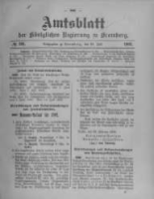 Amtsblatt der K&ouml;niglichen Preussischen Regierung zu Bromberg. 1902.07.24 No.30