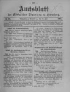 Amtsblatt der K&ouml;niglichen Preussischen Regierung zu Bromberg. 1902.07.31 No.31
