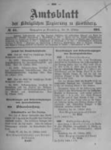 Amtsblatt der K&ouml;niglichen Preussischen Regierung zu Bromberg. 1902.10.30 No.44