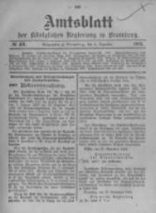 Amtsblatt der K&ouml;niglichen Preussischen Regierung zu Bromberg. 1902.12.04 No.49