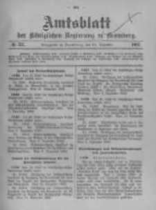 Amtsblatt der K&ouml;niglichen Preussischen Regierung zu Bromberg. 1902.12.24 No.52