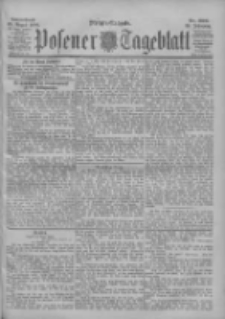 Posener Tageblatt 1900.08.25 Jg.39 Nr396