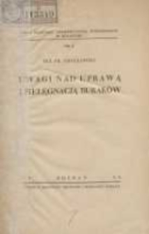 Uwagi nad uprawą i pielęgnacją burak&oacute;w