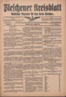 Pleschener Kreisblatt: Amtlicher Anzeiger für den Kreis Pleschen 1915.01.16 Jg.63 Nr5