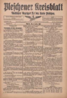 Pleschener Kreisblatt: Amtlicher Anzeiger für den Kreis Pleschen 1915.01.20 Jg.63 Nr6