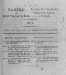 Amtsblatt der K&ouml;niglichen Regierung zu Posen. 1825.01.11 Nro.2