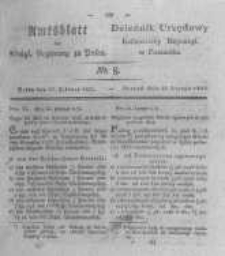 Amtsblatt der K&ouml;niglichen Regierung zu Posen. 1825.02.22 Nro.8