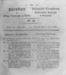 Amtsblatt der K&ouml;niglichen Regierung zu Posen. 1825.05.03 Nro.18