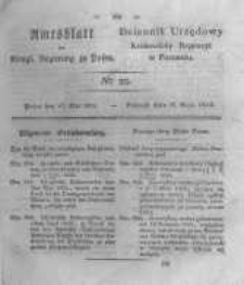 Amtsblatt der K&ouml;niglichen Regierung zu Posen. 1825.05.17 Nro.20