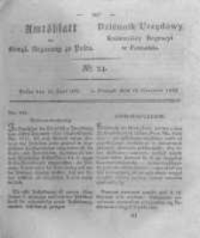 Amtsblatt der K&ouml;niglichen Regierung zu Posen. 1825.06.14 Nro.24
