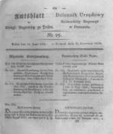 Amtsblatt der K&ouml;niglichen Regierung zu Posen. 1825.06.21 Nro.25