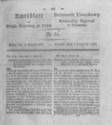 Amtsblatt der K&ouml;niglichen Regierung zu Posen. 1825.08.02 Nro.31