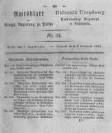Amtsblatt der K&ouml;niglichen Regierung zu Posen. 1825.08.09 Nro.32