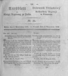 Amtsblatt der K&ouml;niglichen Regierung zu Posen. 1825.09.06 Nro.36