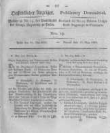 Oeffentlicher Anzeiger. 1825.05.10 Nro.19