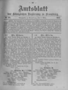 Amtsblatt der K&ouml;niglichen Preussischen Regierung zu Bromberg. 1903.03.05 No.10