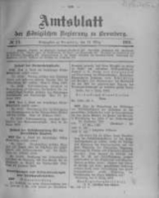 Amtsblatt der Königlichen Preussischen Regierung zu Bromberg. 1903.03.12 No.11