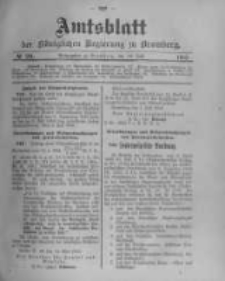 Amtsblatt der K&ouml;niglichen Preussischen Regierung zu Bromberg. 1903.07.16 No.29
