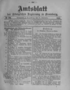 Amtsblatt der K&ouml;niglichen Preussischen Regierung zu Bromberg. 1903.09.24 No.39