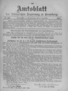 Amtsblatt der K&ouml;niglichen Preussischen Regierung zu Bromberg. 1903.12.03 No.49